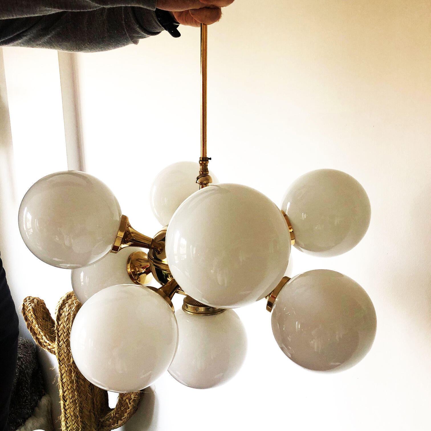 Sputnik or Sputnik chandelier from the 1960s