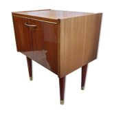 Table de nuit chevet de 1969 formica