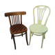 2 antique bistro chairs