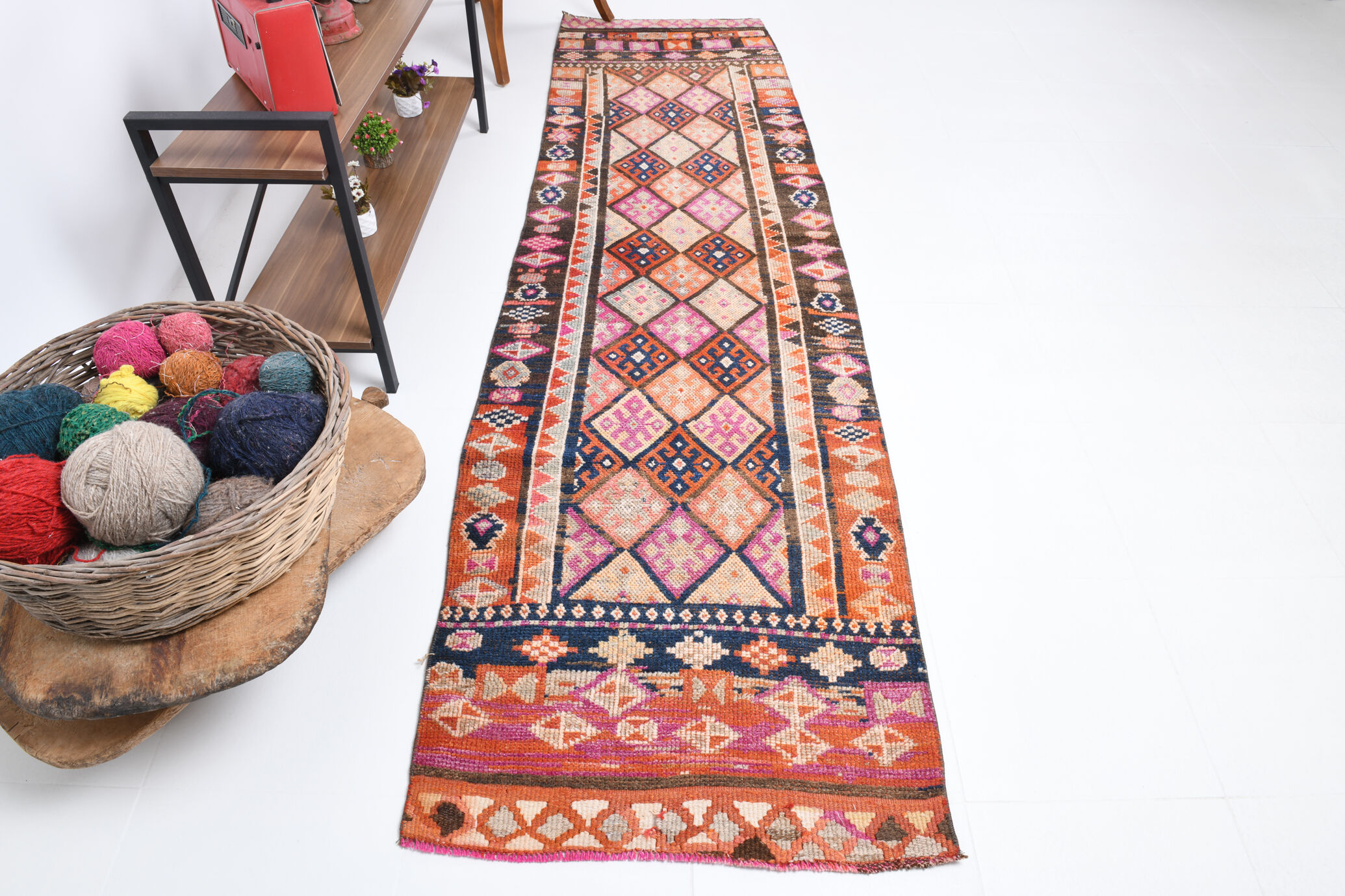 3x10 vintage carpet runner rugs  294x83cm