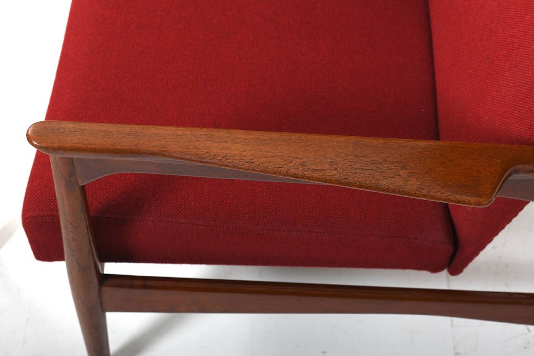 Fauteuil inclinable Cloud Master en teck Ib Kofod-Larsen 1950