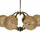 1960s 1970s 6-Light Sputnik Chandelier by Kaiser Leuchten Germany