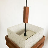 Suspension in perspex and teak