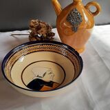 Henriot Quimper salad bowl, Breton bust