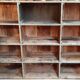 Large old shelf, furniture, library, boutique stand