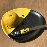 Ceramic cheese plate 1960