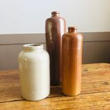 Vintage bottle in gres