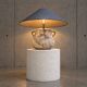 Grande lampe vase de Vallauris des années 1970 / marquée