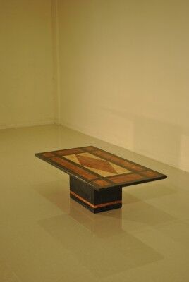 Table low neoclassical Italian of the 1970s