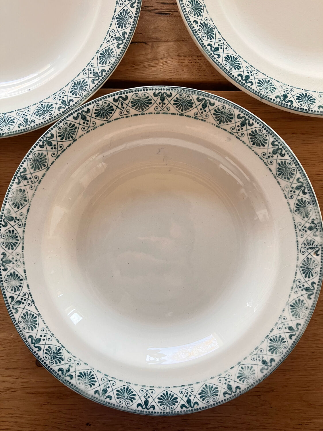 Assiettes terre de fer