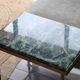 Vintage Green Marble Side Table