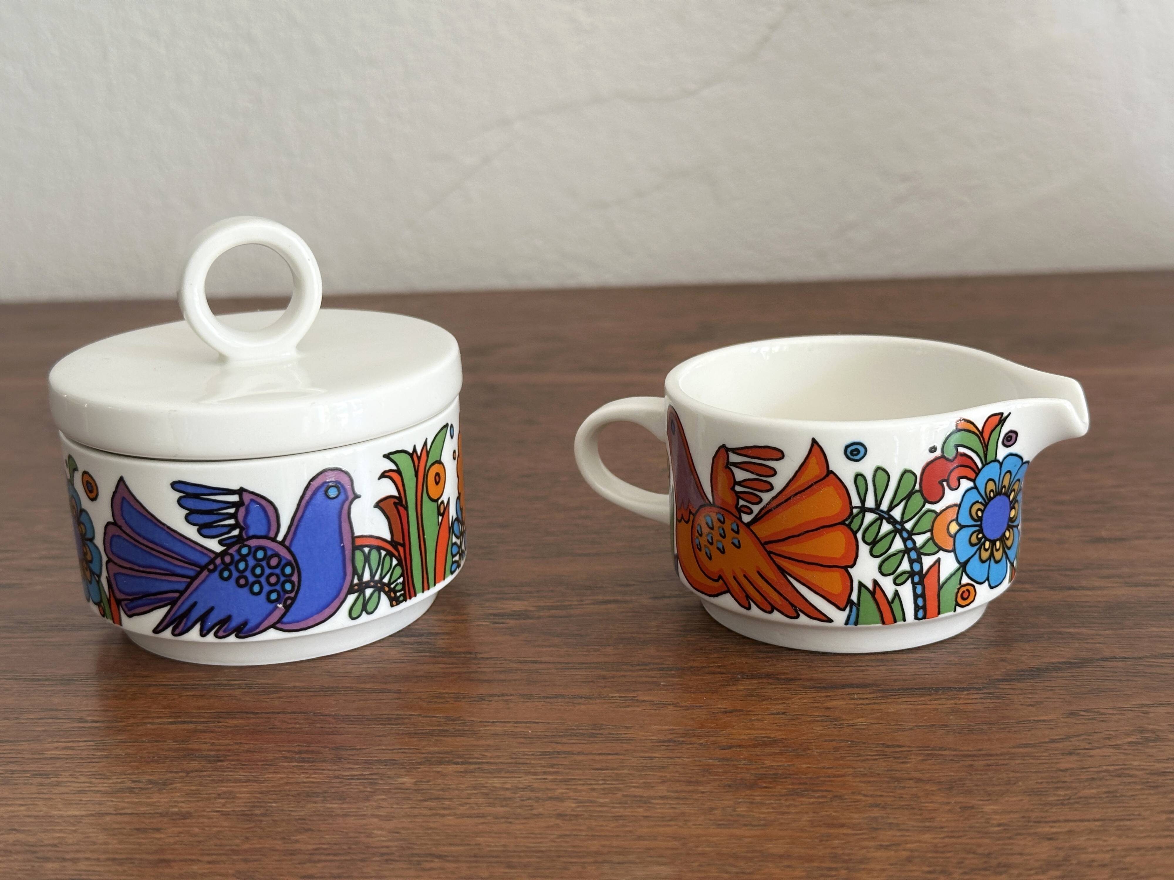 Sucrier et crémier Villeroy & Boch modèle Acapulco - Etat neuf