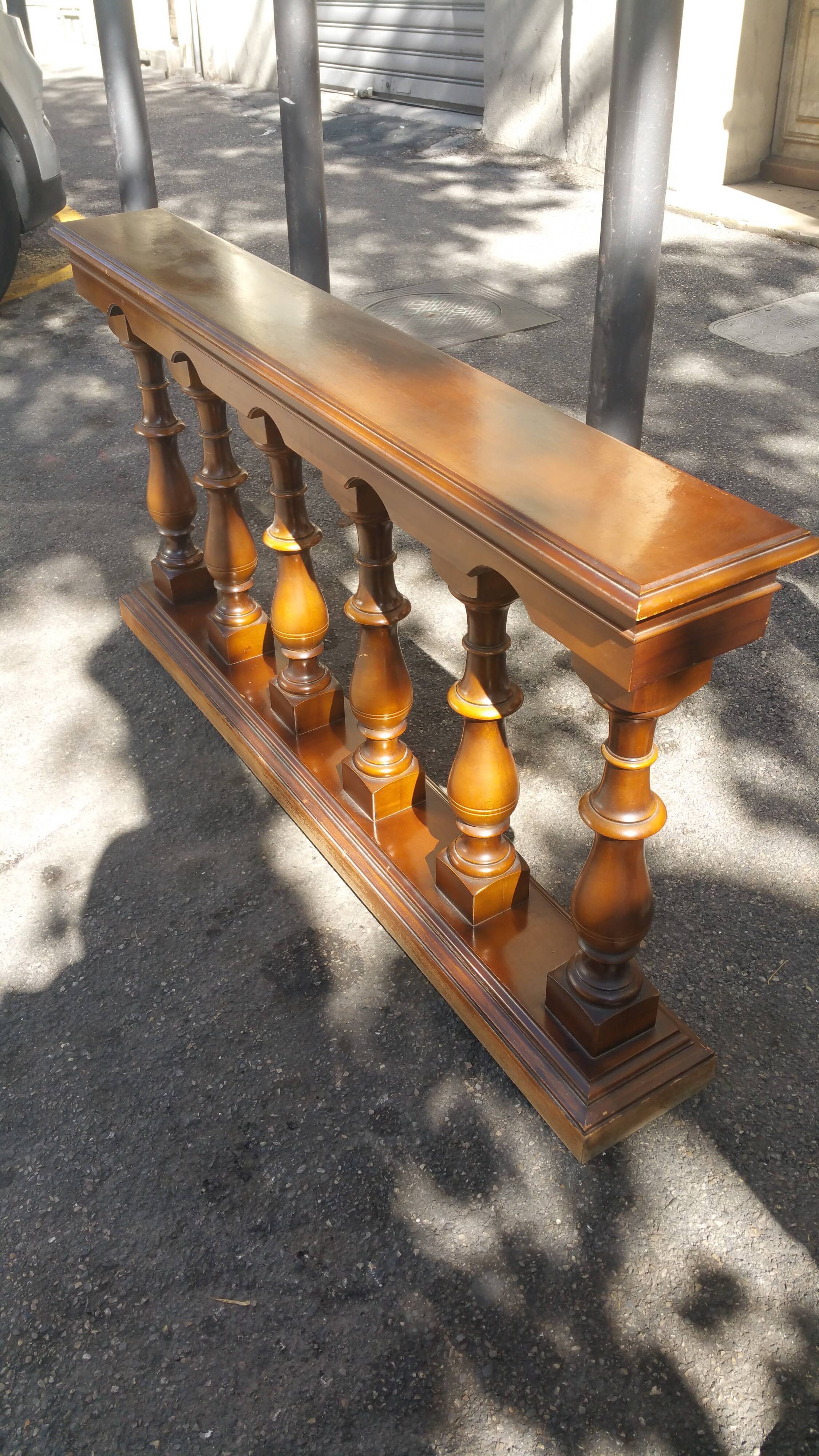 Wooden console
