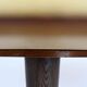 Mid-century modern round tulip dining table, restored by Drevotvar, 1960s.