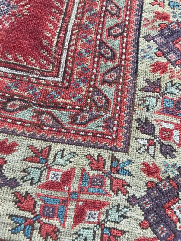 Former 18th century Turkish carpet 150 X 100 CM hand made