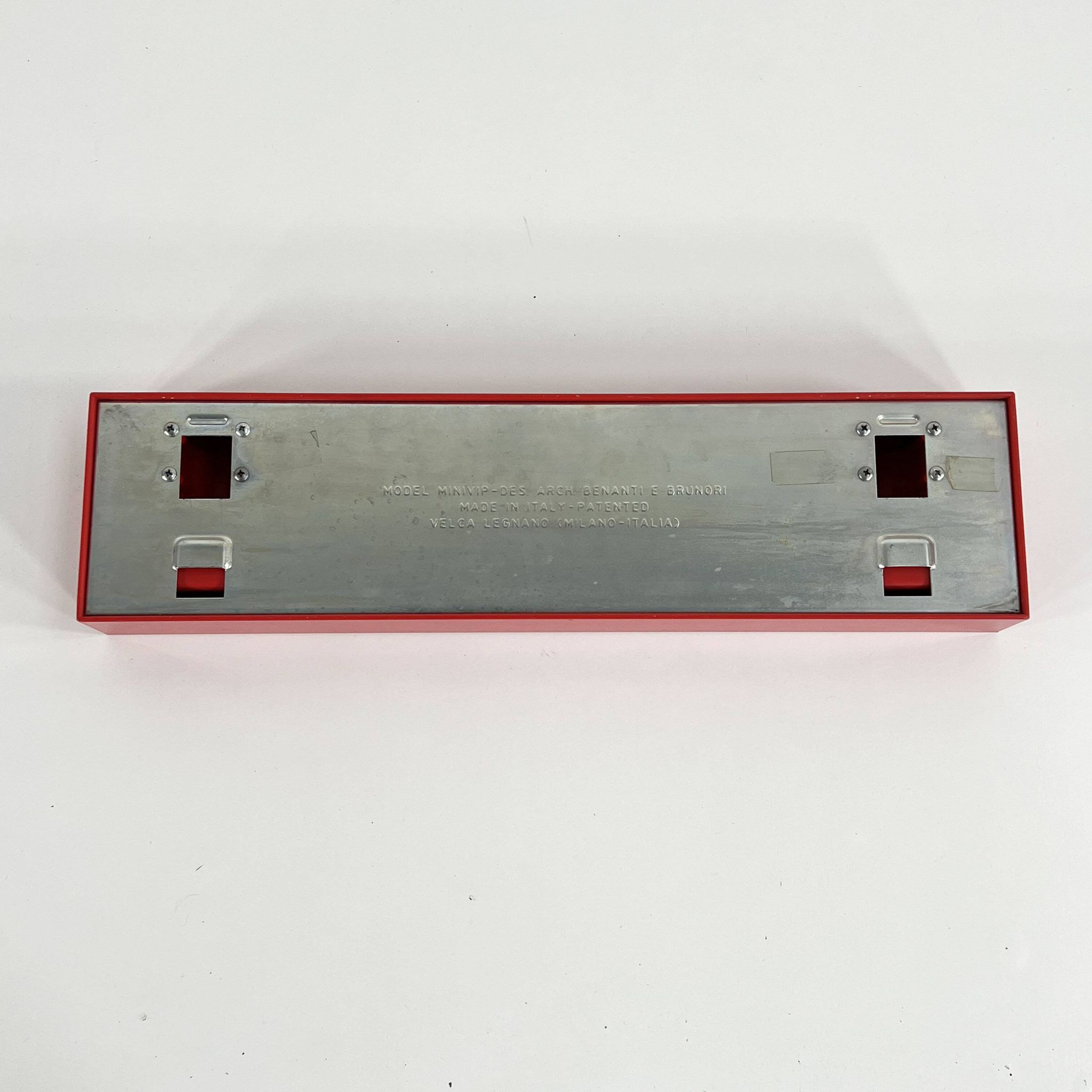 Red “Minivip” wall coat rack by Benanti & Brunori for Velca Legnano, 1970s