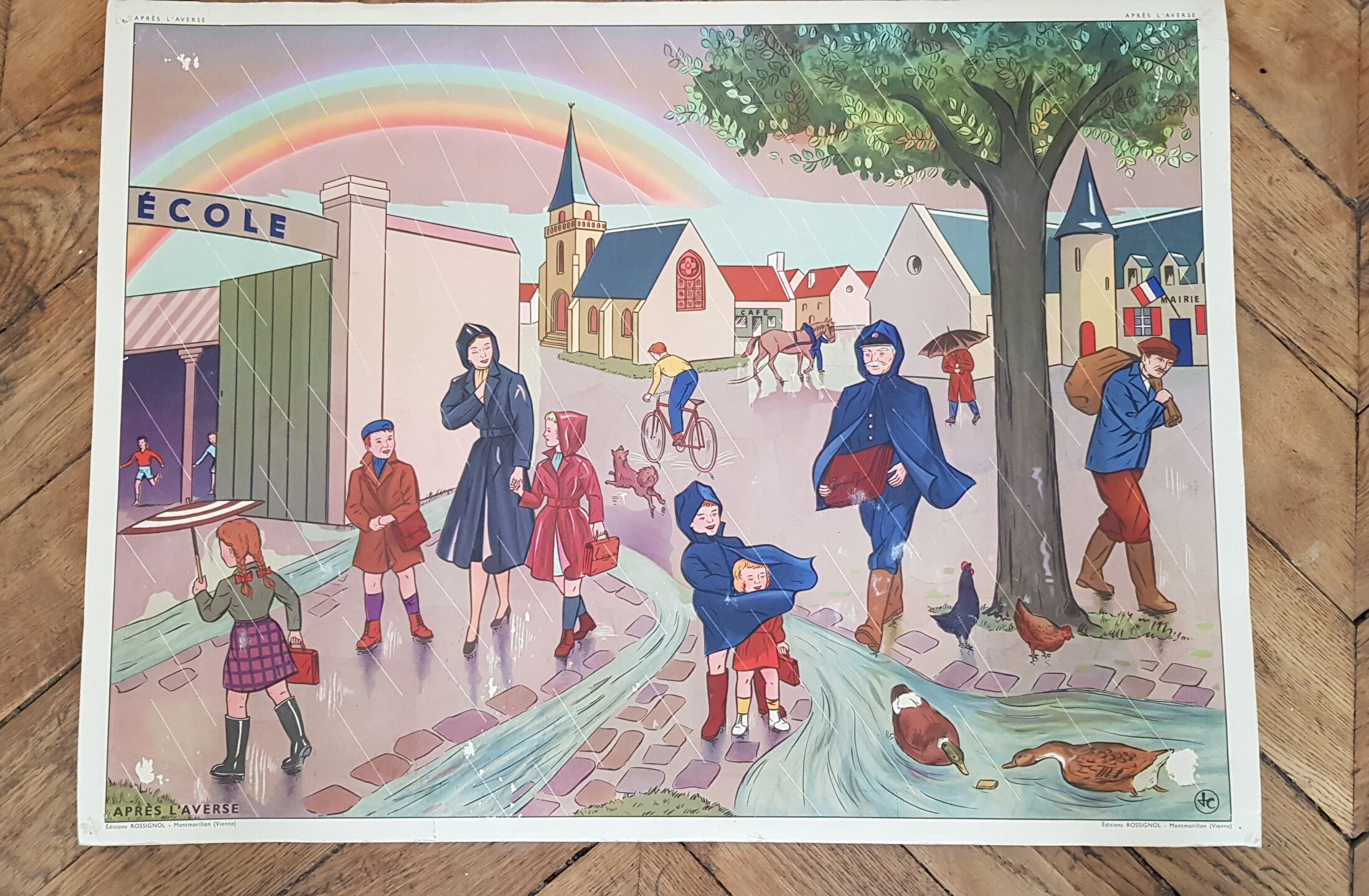 Rossignol school poster edition: at the circus and after the downpour