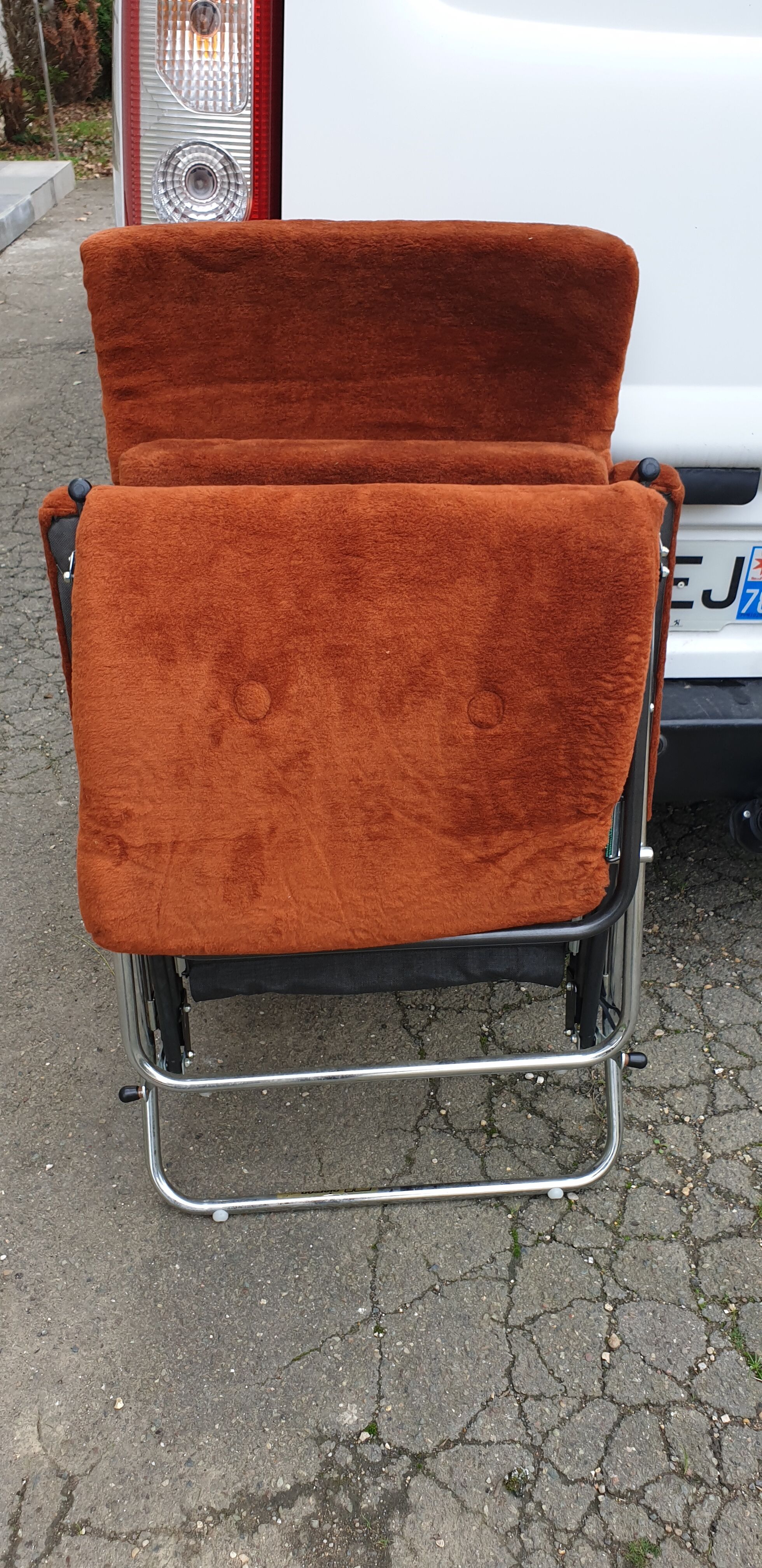 Vintage Folding Armchair by Pierson