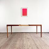 Mid-Century Modern Danish Dining Table in Teak by H.W. Klein for Bramin, Extendable, 1960