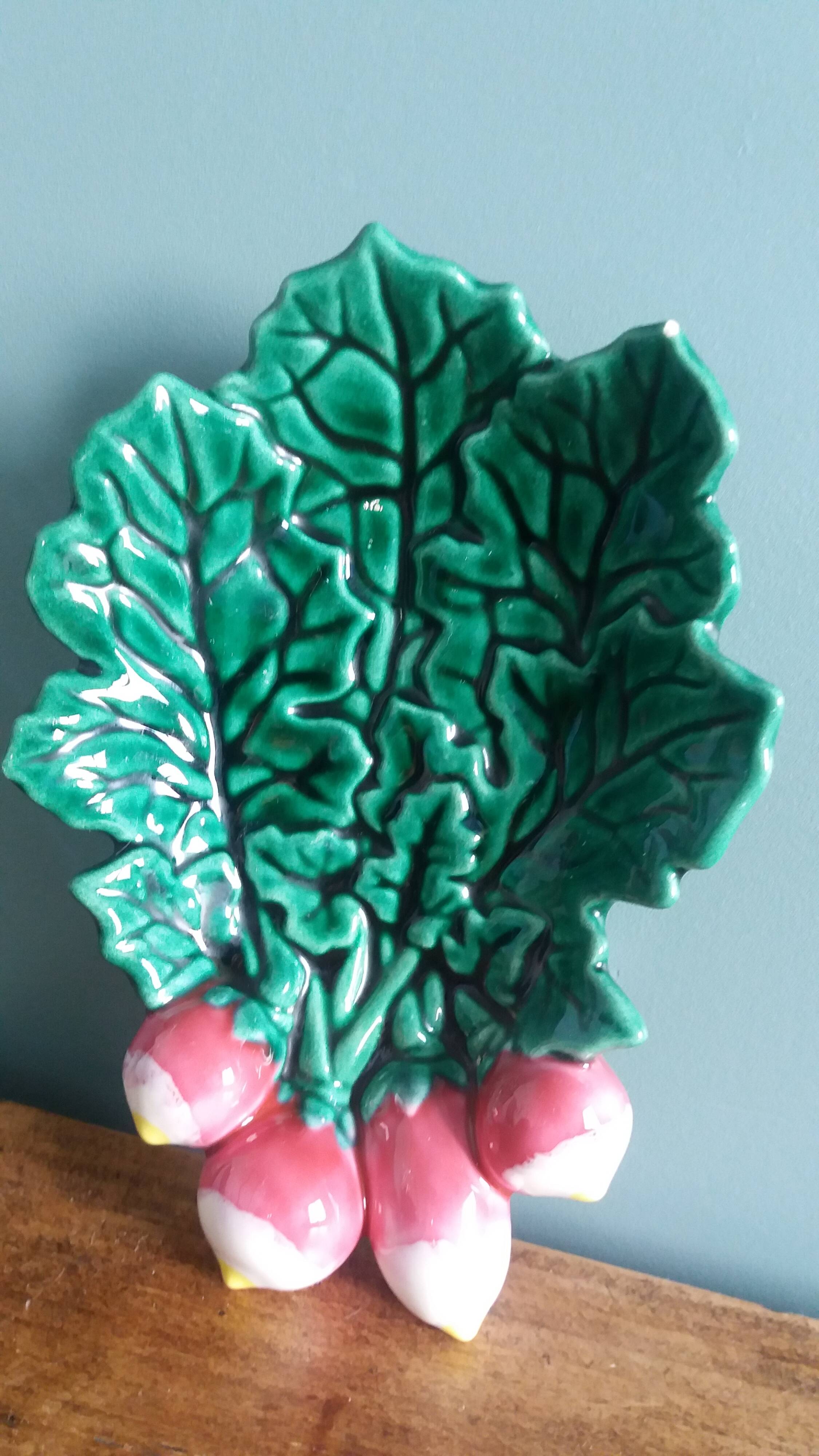 Radish dish in Vallauris slipware