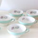 Coffee service, coffee maker, sugar maker, 6 cups and under cups, Moulin des Loups