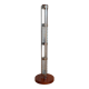 Vintage stainless steel floor lamp