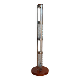 Lampe de sol vintage inox