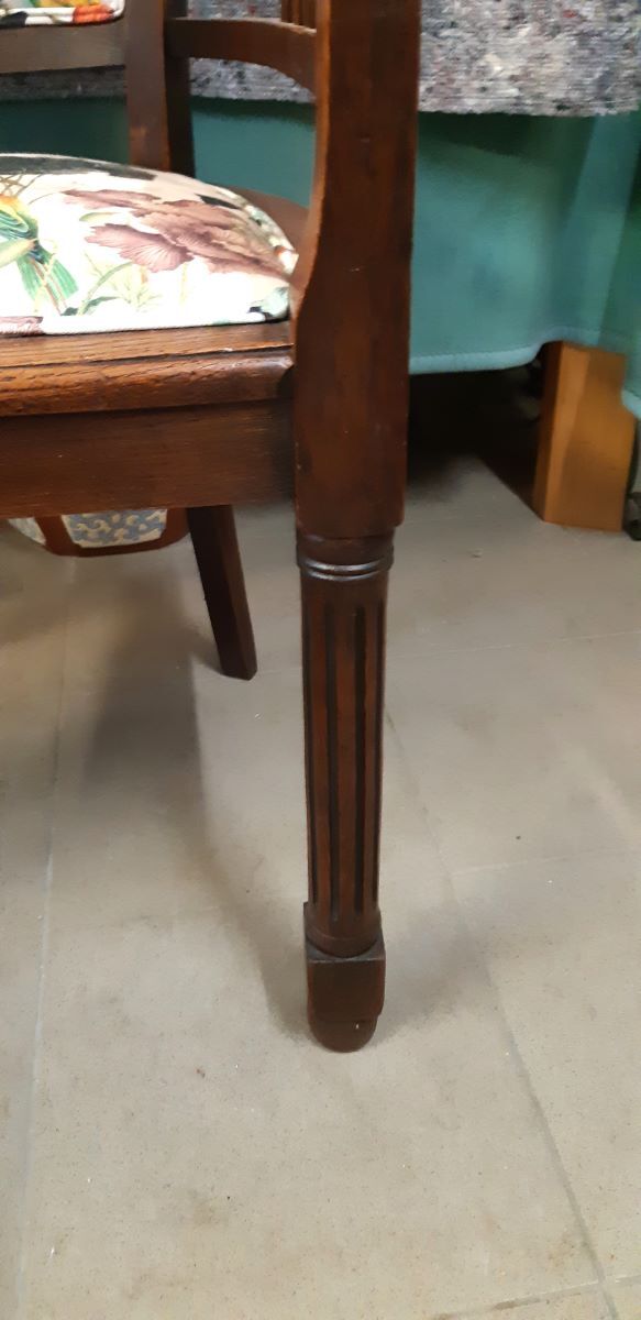 Office armchair art deco tapestry