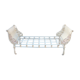Banquette en fer forgé