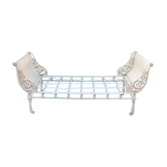 Banquette en fer forgé