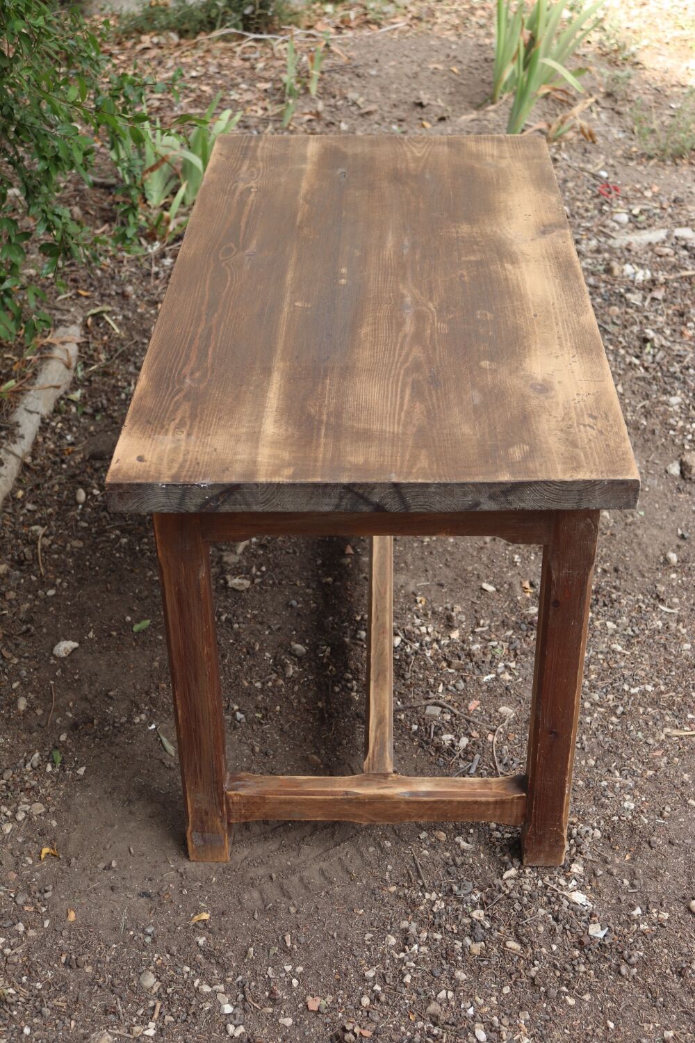Small oak side table