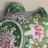 Polylobed earthenware salad bowl