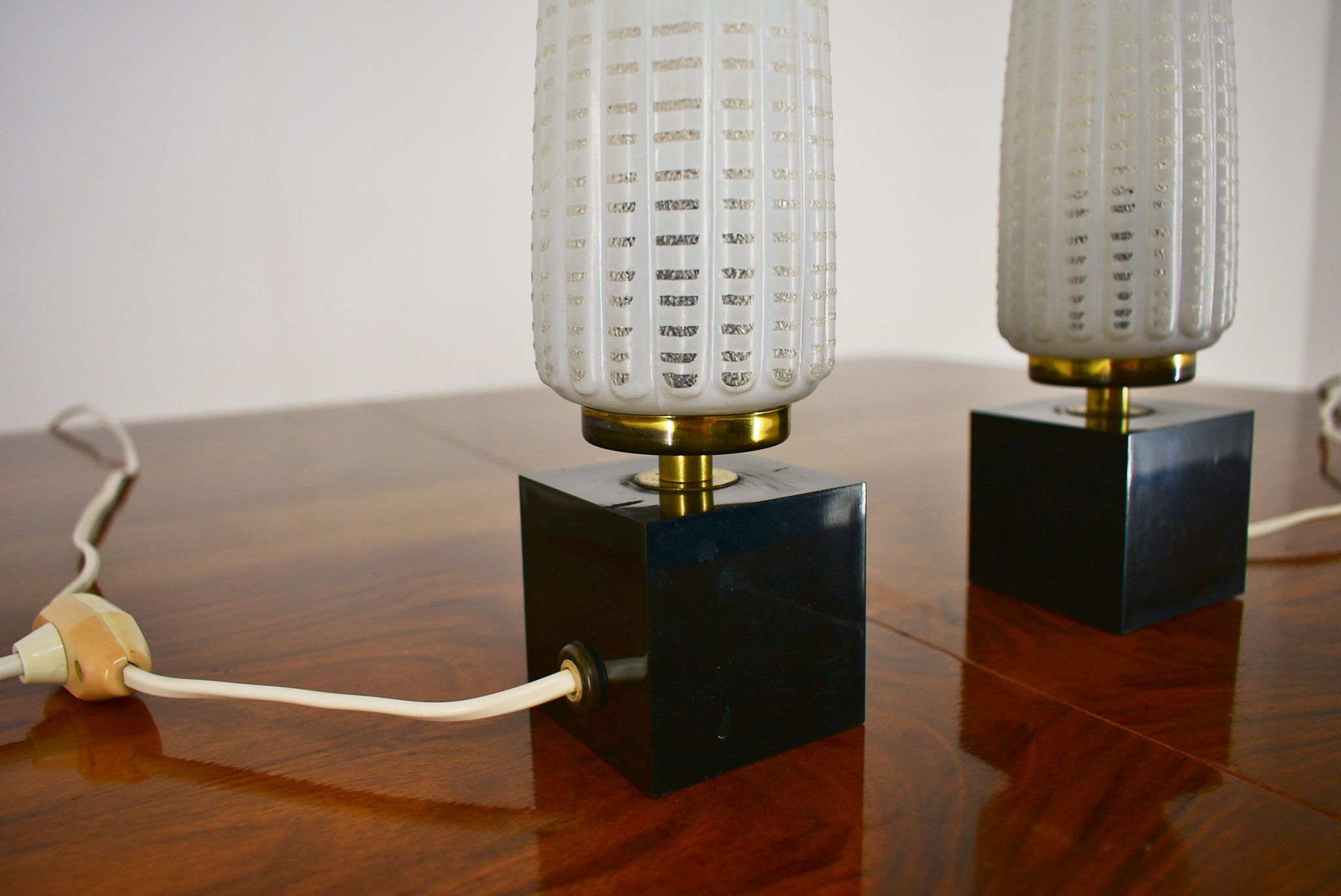 Paire de lampes de table du milieu du siècle, années 1960