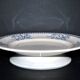 ART DECO mounted plate, Longwy earthenware footed bowl, 1920-1930