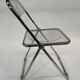 Giancarlo piretti plia lucite folding chairs for castelli