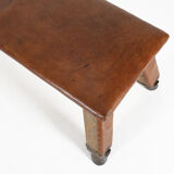 Industrial leather bench ca.1920