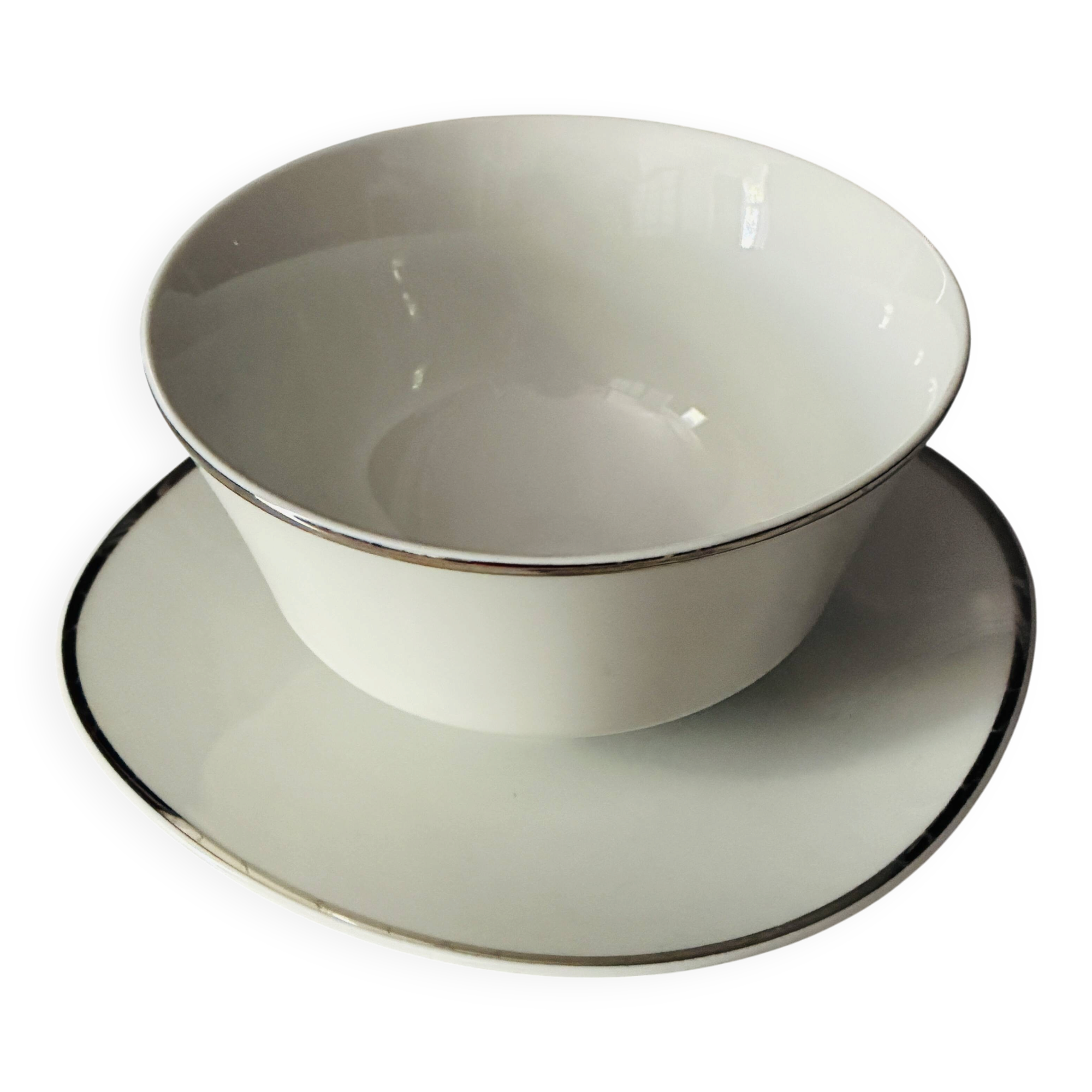 Bowl saucer porcelain Schirnding Bavaria