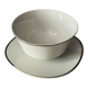 Bowl saucer porcelain Schirnding Bavaria