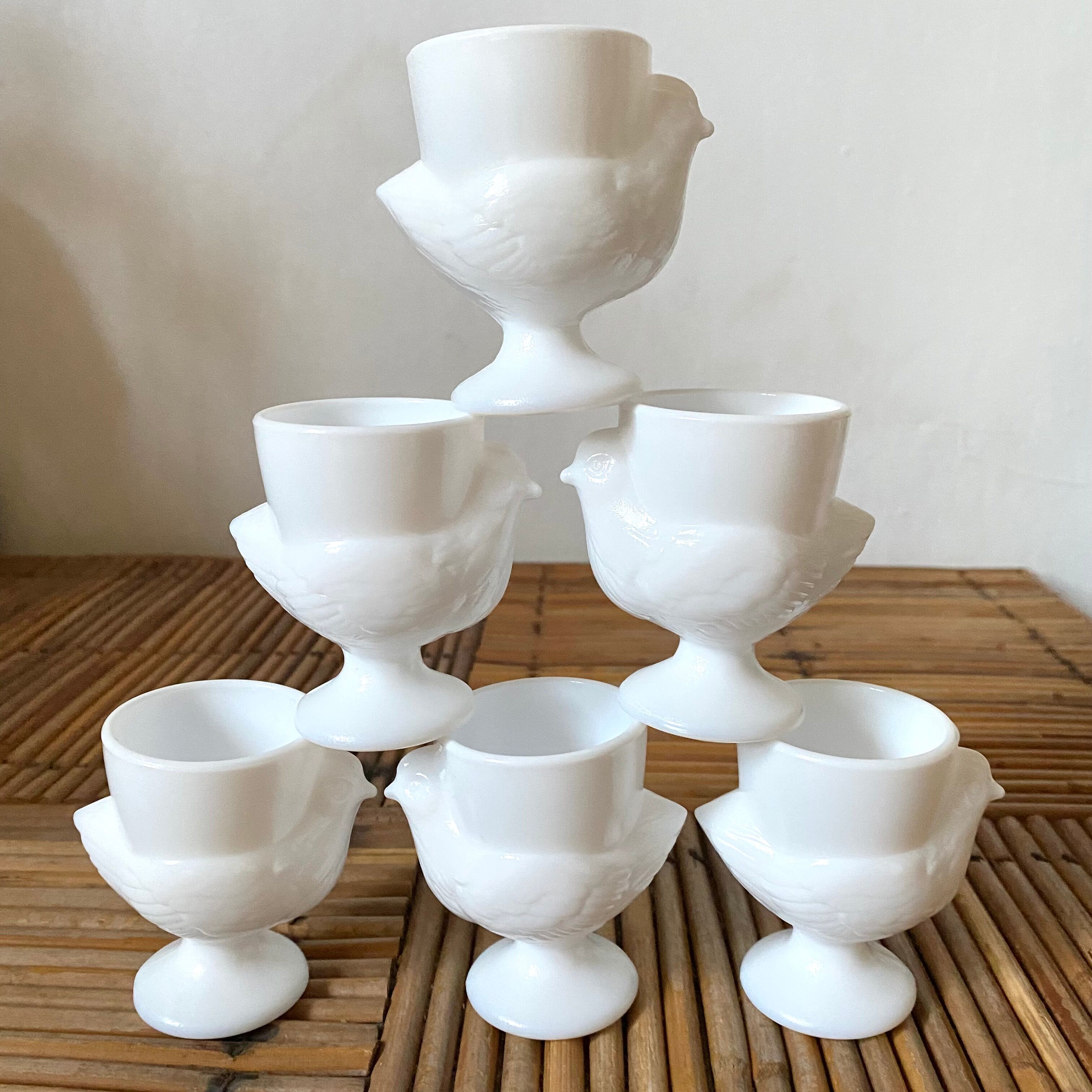 Vintage hen-woven cockerel