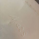 Earthenware dish with endive patterns