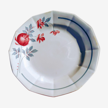 Ancienne assiette en  faience Céranord