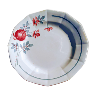 Ancienne assiette en  faience Céranord