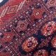 Tapis Boukhara ouzbek vintage fait main, 153 cm x 254 cm, années 1960 - 1C1151