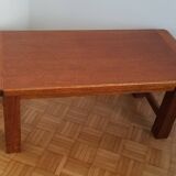 Solid blond oak coffee table