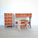 Vintage Children's Shelf Office Set