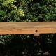 Farm table on trestles, 178 cm x 68 cm