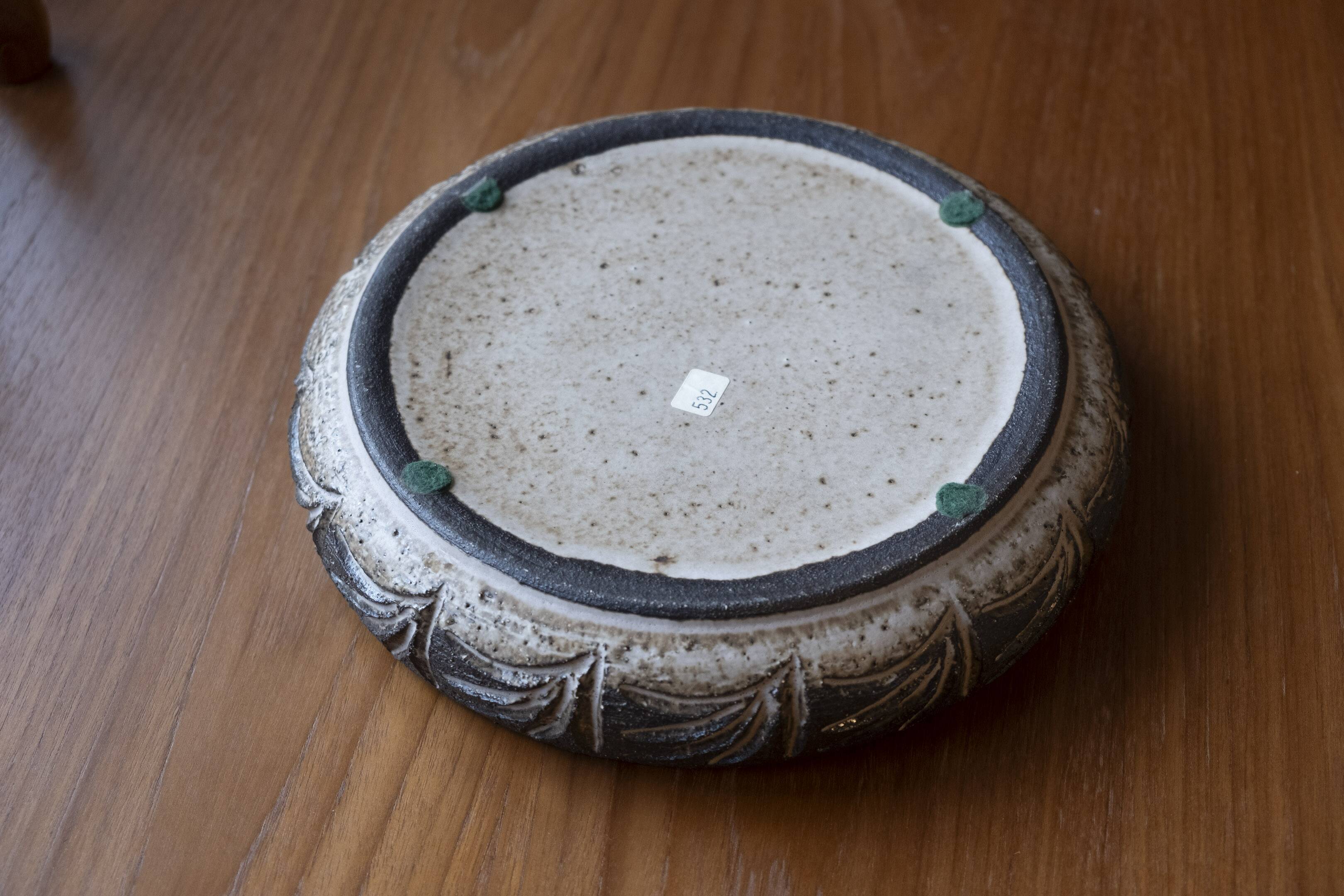 Bol en céramique par LoveMose, Danemark des années 1960