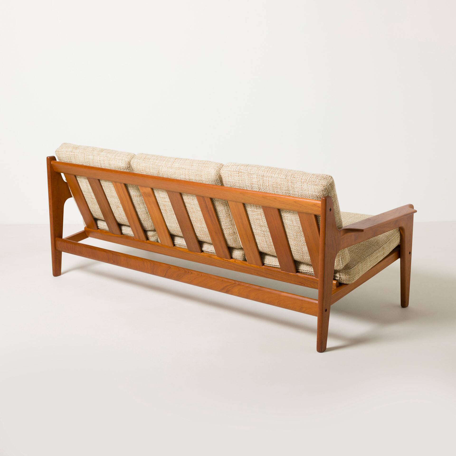 3 seater Mid-century Modern Teak sofa by Arne Wahl Iversen for Komfort