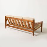 3 seater Mid-century Modern Teak sofa by Arne Wahl Iversen for Komfort