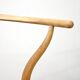 Set of six 'Wishbone chair' model chairs by Hans J. Wegner with leather cushions